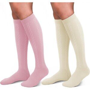 30-40mmHg Medical Graduated Compression Socks for Women&Men Circulation-Compress